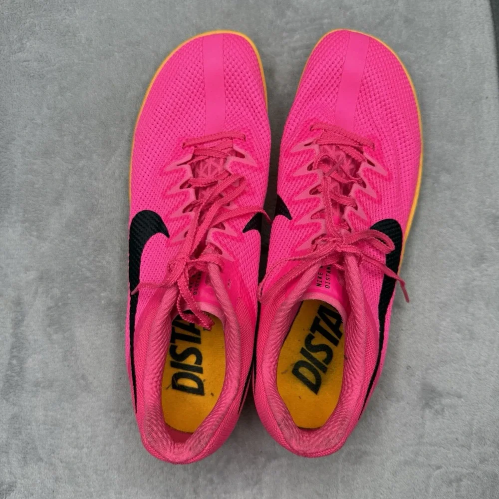Nike Zoom Rival Distance Track Spikes Hyper Pink Orange Men's 11 Women's 12.5